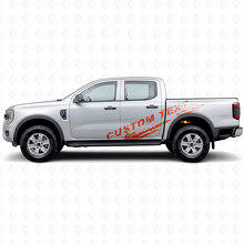 Mud Splash Custom Lettering Side Vinyl Decals Kit for Musclecar Ranger_4