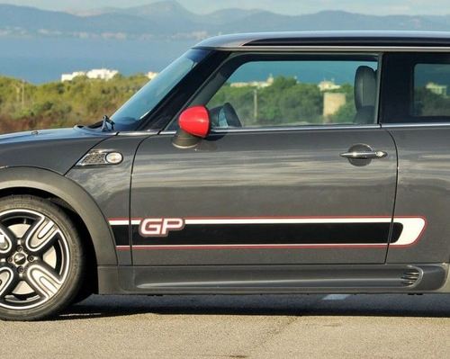 Mini Cooper R56 GP side stripes graphics decal Rocker Stripes