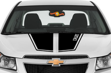 Chevrolet Chevy Cruze - Rally Racing Stripe hood decal Graphic sticker kit 2