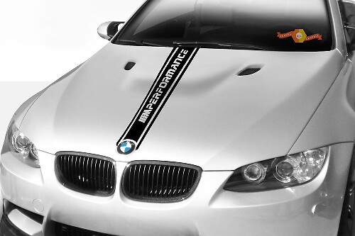 M Performance Stripe Hood Vinyl Decal Sticker for BMW 3 Series E90/E91/E92/E93 2005-2013
