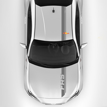 Dual Hood Roof Stripes Decals for Scion FR-S
 2