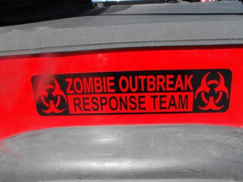 Jeep Rubicon Wrangler Zombie Outbreak Response Team Wrangler Decal#10