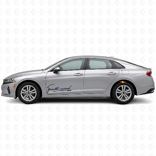 Sports Mind Powered by Kia Sport Side Vinyl Decal Set for Kia Vehicles