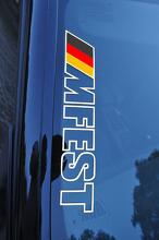 Bimmerfest MFEST bimmer fest Vinyl Stickers Decals fits to e92 e36 e46 F10 F30 M3 M4 Competition BMW
 6