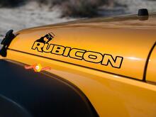 Pair hood Roll Vinyl Decals Stickers for JEEP WRANGLER RUBICON SAHARA JK CJ TJ YJ 2