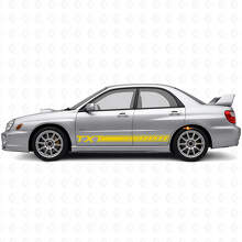Custom Stripes Rocker Panel Vinyl Decal Kit for Suba Impreza 2002-07_5