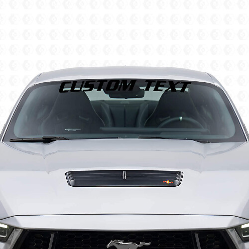 Custom Windshield Banner Vinyl Decal for Musclecar Musclecarmodel Shelby GT Cobra 4.6
