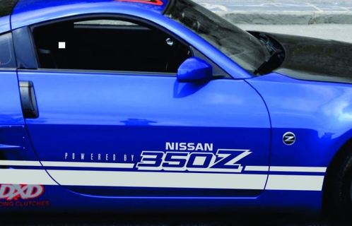 Racing Stripes Decal Fits NISSAN 350Z Touring Coupe Convertible ROCKER PANEL
