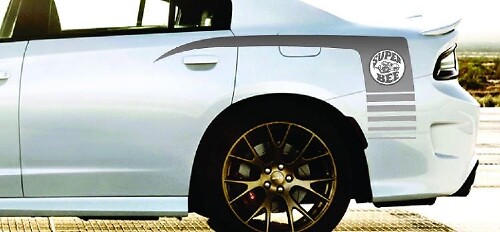Fits Any DODGE CHARGER R-T, SRT, SRT8, SXT Super Bee Quarter Panel Sticker Decal
