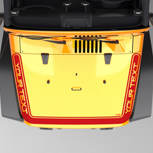 Perimeter Strip Hood Vinyl Decal for Jeep Wrangler Gladiator_3
