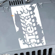 Tire Tread Hood Vinyl Sticker Decal for Jeep Wrangler JK JKU LJ TJ_2