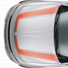 Accent Outline Stripes Hood Vinyl Decal Sticker for Dodge Charger 2015-2026_4