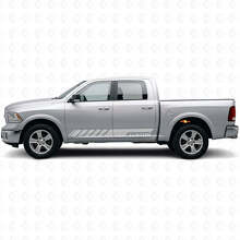 Custom Racing Side Stripes Vinyl Decal Kir for Dodge Ram Rebel 2009-2016 _5