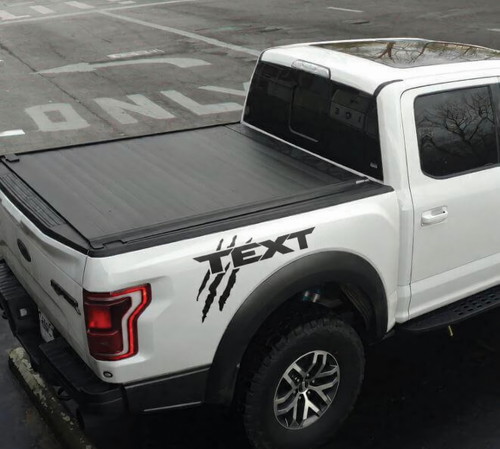 Custom Text Side Bed Graphics Decal Sticker 2 for Musclecar truck power truck 2017