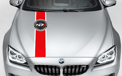 N7 Alliance Special Forces Hood Stripe Vinyl Decal for Cars
