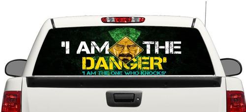 Breaking Bad heisenberg danger Rear Window Decal Sticker Pick-up Truck SUV Car 3