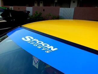 Spoon Sports Front Windshield Window sunblind Team Sticker Decal