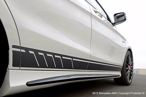 Accent Outline Stripes Side Vinyl Decal Sticker for Mercedes-Benz CLA-Class