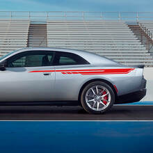 Side Quater Panel decal stripes for Dodge Charger Electric
 3
