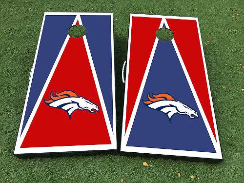 Denver Horse Cornhole Board Vinyl Wrap Decal Set