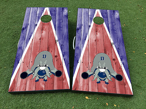 Dallas Football Cowboy Cornhole Board Wrap Decal Set