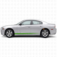 Dual Strobe Stripes Side Vinyl Decal Sticker for Dodge Charger 2011-2014_3