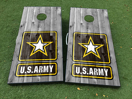 U.S. Army Military Style Cornhole Board Wrap Decal Set 