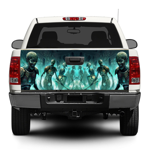 Zombies Tailgate Decal Sticker Wrap Pick-up Truck SUV Car