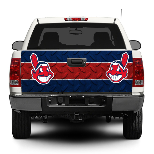 Cleveland Indians Baseball Tailgate Decal Sticker Wrap Pick-up Truck SUV Car