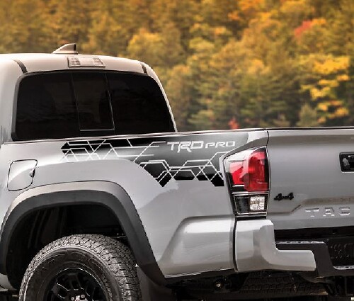 Toyota Tacoma TRD side bed graphics decal sticker model 1