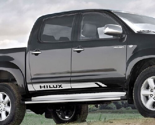 Branded Side Stripes Vinyl Decal Set for Toyota Hilux SR5