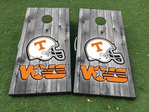 Tennessee Vols Football Cornhole Board Game Decal VINYL WRAPS with LAMINATED