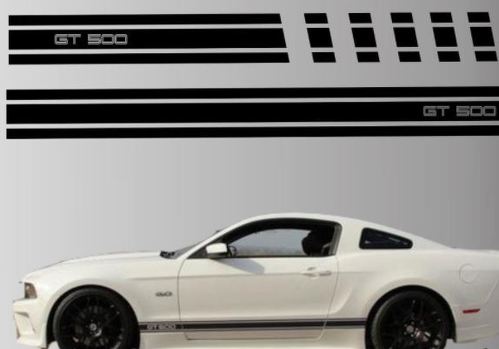 2010-2014 Ford Mustang Rocker Stripe Vinyl Decal Sticker GT 5.0 Graphic Gt 500