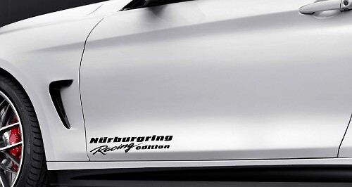Nurburgring Racing Edition Side Door Vinyl Decal Set for BMW