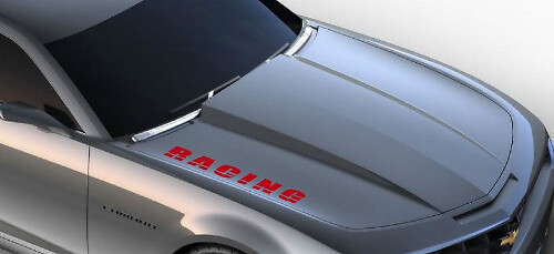 Racing Lettering Hood Vinyl Decal for Chevrolet Camaro