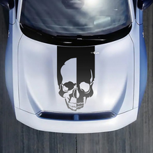 Skull Stripe Hood Decal for Dodge Charger
 3