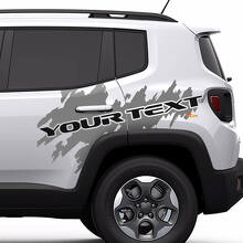 Lettering Splash Graphic Vinyl Sticker Decal for Jeep Renegade Cherokee _2
