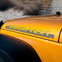 Lettering Stip Hood Side Vinyl Sticker Decal for Jeep Wrangler Rubicon Sahara_2
