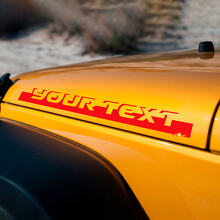 Lettering Stip Hood Side Vinyl Sticker Decal for Jeep Wrangler Rubicon Sahara_3