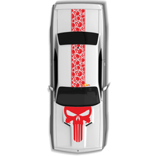 Skull Hood and Roof stripes for Dodge Challenger
 3