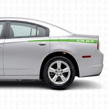 5.7L H/O Tapering Stripes Side Vinyl Decal Sticker for Dodge Charger 2011-2014_3