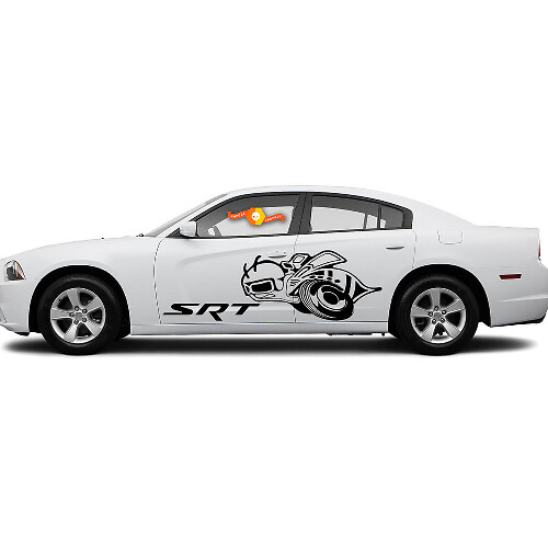 Super Bee SRT Side Vinyl Decal Kit for Dodge Charger