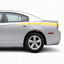 6.4L H/O Tapering Stripes Side Vinyl Decal Sticker for Dodge Charger 2011-2014_5