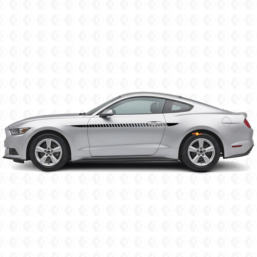 Strobe Stripes Side Vinyl Decal Kit for Musclecar Musclecarmodel 2015-2020_1