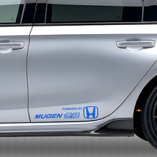 Powered by Mugen Side Vinyl Decal Set for Honda Cars_2
