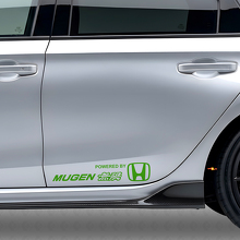 Powered by Mugen Side Vinyl Decal Set for Honda Cars_3