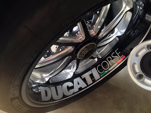 Ducati Corse Wheel Rim Decals for Ducati 17 Inch