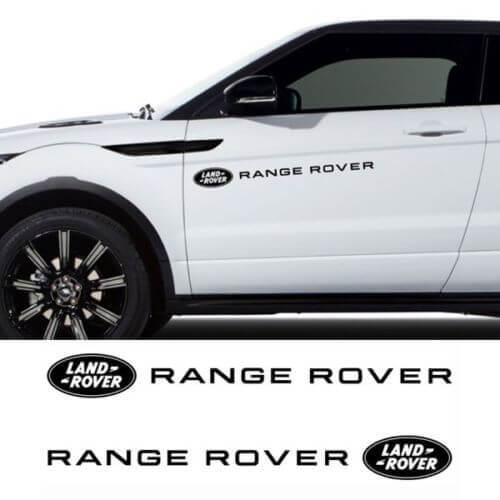 Range Rover Side Logo Vinyl Decal Pair for Land Rover