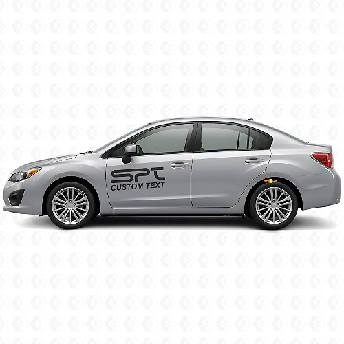 Performance-Style Custom Side Vinyl Decals for Subaru Vehicles