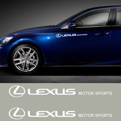 Gloss White or Black Lexus Vinyl Sticker Decal Logo Overlay IS GS LS RC